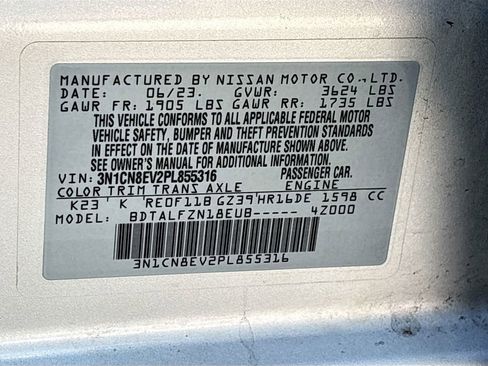 Used 2023 Nissan Versa SV FWD image 31