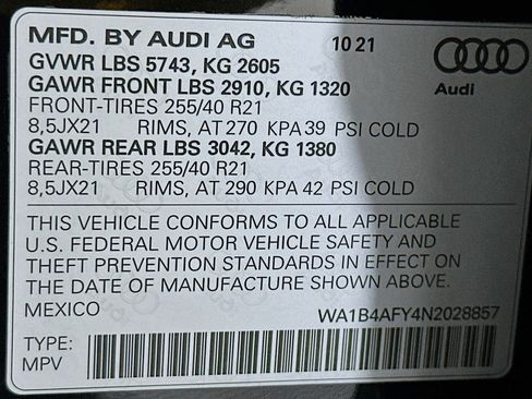 Used 2022 Audi SQ5 Premium Plus AWD/4WD image 24