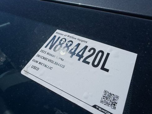 Certified 2025 Nissan Versa SV w/ Trunk Package FWD image 22