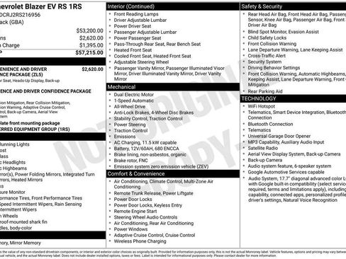 Used 2024 Chevrolet Blazer EV RS AWD/4WD image 2