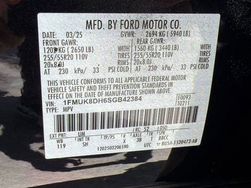 Used 2025 Ford Explorer Active w/ Active Comfort Package AWD/4WD image 19