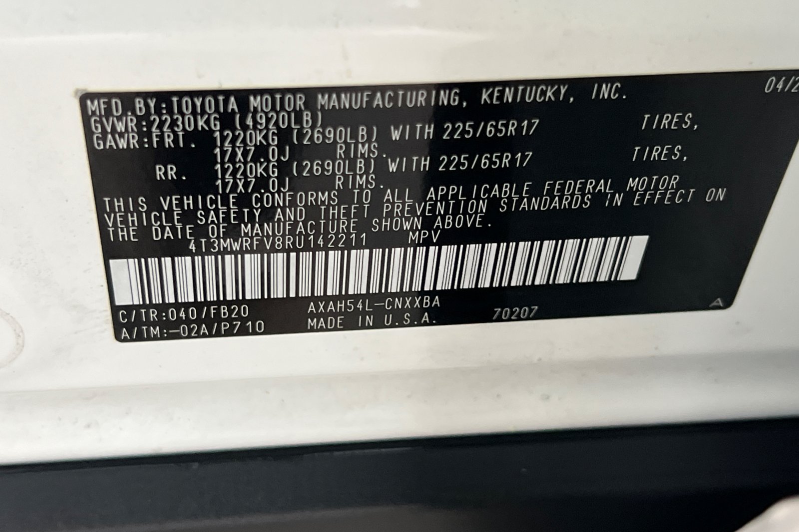 Certified 2024 Toyota RAV4 LE AWD/4WD image 27