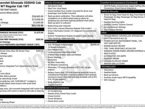 Used 2021 Chevrolet Silverado 3500 W/T w/ WT Convenience Package AWD/4WD image 25