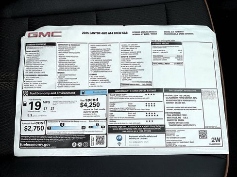 New 2025 GMC Canyon AT4 image 14