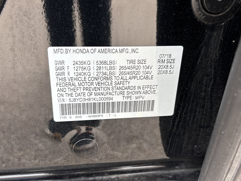 Used 2019 Acura MDX w/ Advance Package FWD image 16