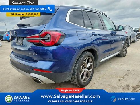 Used 2022 BMW X3 xDrive30i w/ Premium Package 2 AWD/4WD image 4