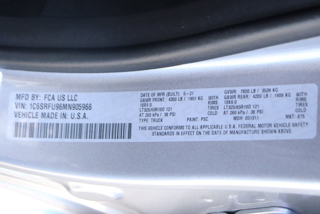 Used 2021 RAM 1500 TRX w/ TRX Level 2 Equipment Group AWD/4WD image 62