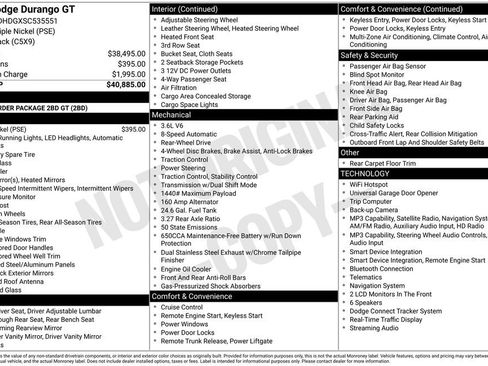 Used 2025 Dodge Durango GT RWD image 20