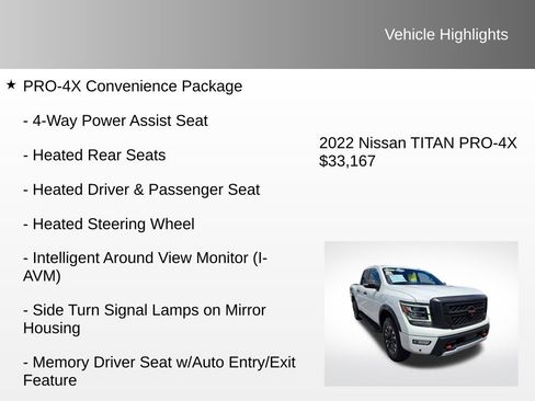 Used 2022 Nissan Titan PRO-4X w/ Pro-4x Convenience Package image 20
