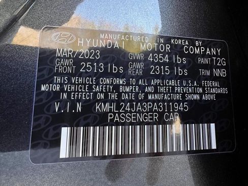 Used 2023 Hyundai Sonata SE w/ Cargo Package FWD image 30