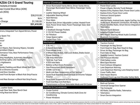 Used 2020 MAZDA CX-5 Grand Touring image 17