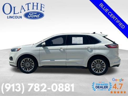 Certified 2022 Ford Edge Titanium w/ Equipment Group 301A AWD/4WD image 2
