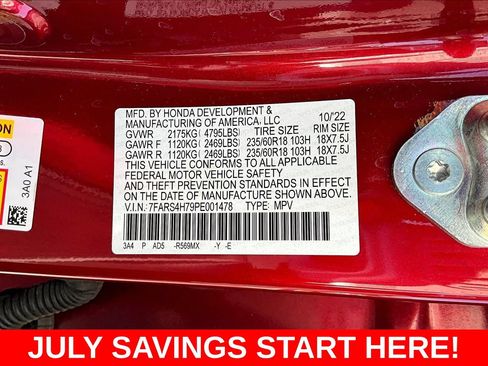 Used 2023 Honda CR-V EX-L image 24