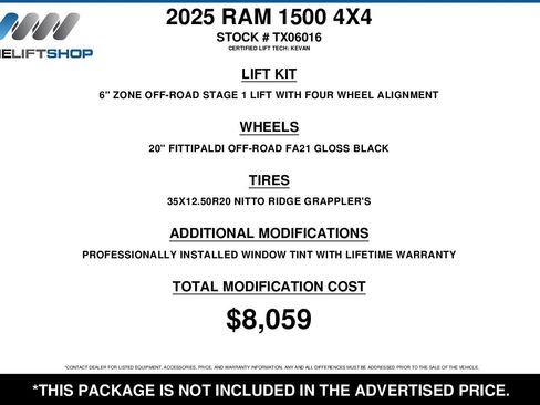 Used 2025 RAM 1500 Rebel w/ Rebel Level 2 Equipment Group image 2