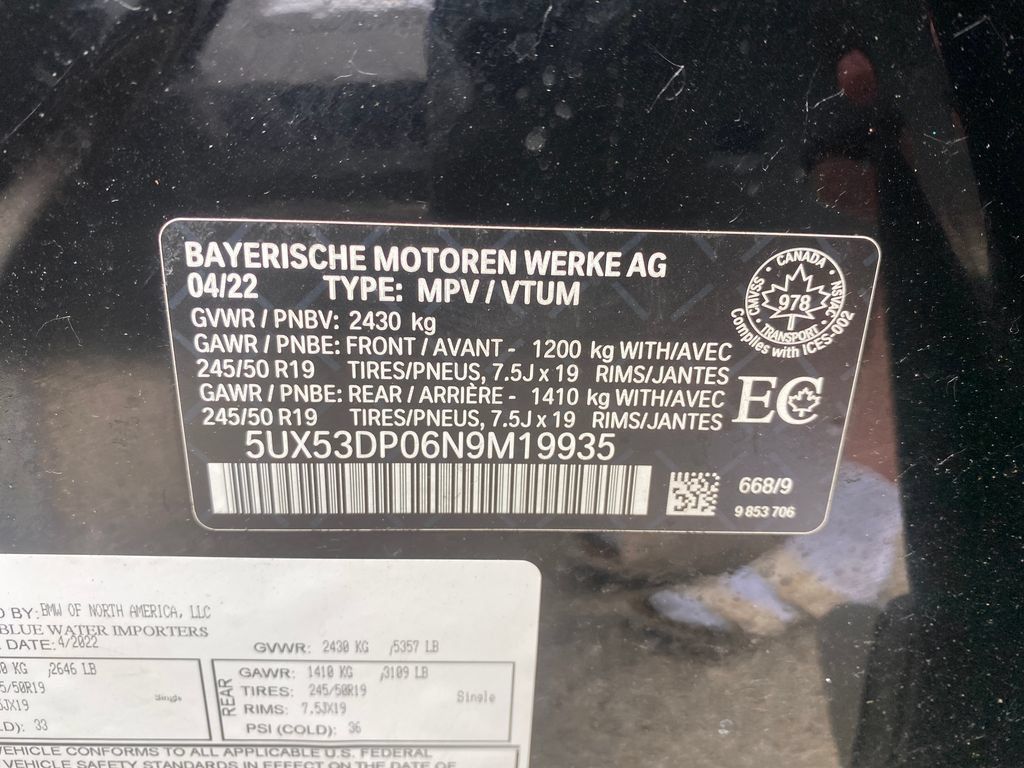 Used 2022 BMW X3 xDrive30i AWD/4WD image 10
