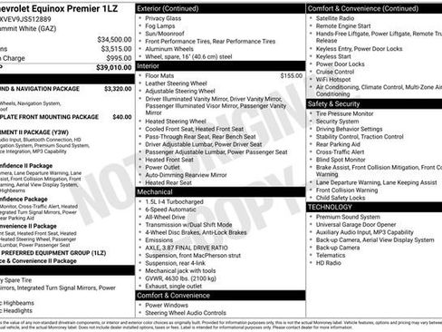 Used 2018 Chevrolet Equinox Premier AWD/4WD image 27