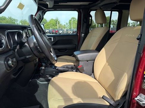 Used 2021 Jeep Wrangler Unlimited Sahara w/ Uconnect 4C Nav & Sound Group AWD/4WD image 21