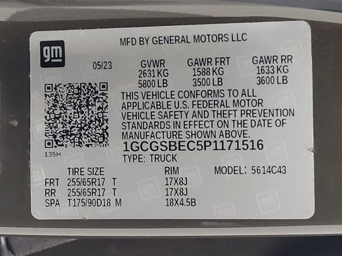 Used 2023 Chevrolet Colorado W/T image 33