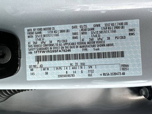 Certified 2025 Ford F150 Raptor AWD/4WD image 32