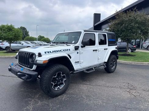 Used 2022 Jeep Wrangler Unlimited Rubicon 4xe w/ Steel Bumper Group AWD/4WD image 5