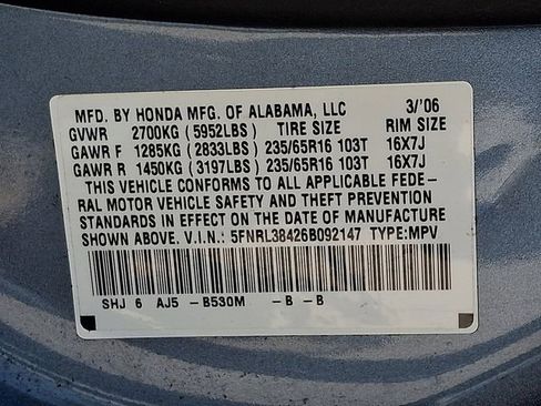 Used 2006 Honda Odyssey EX image 26