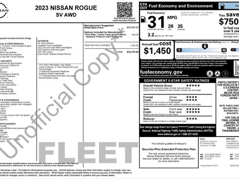 Used 2023 Nissan Rogue SV AWD/4WD image 3