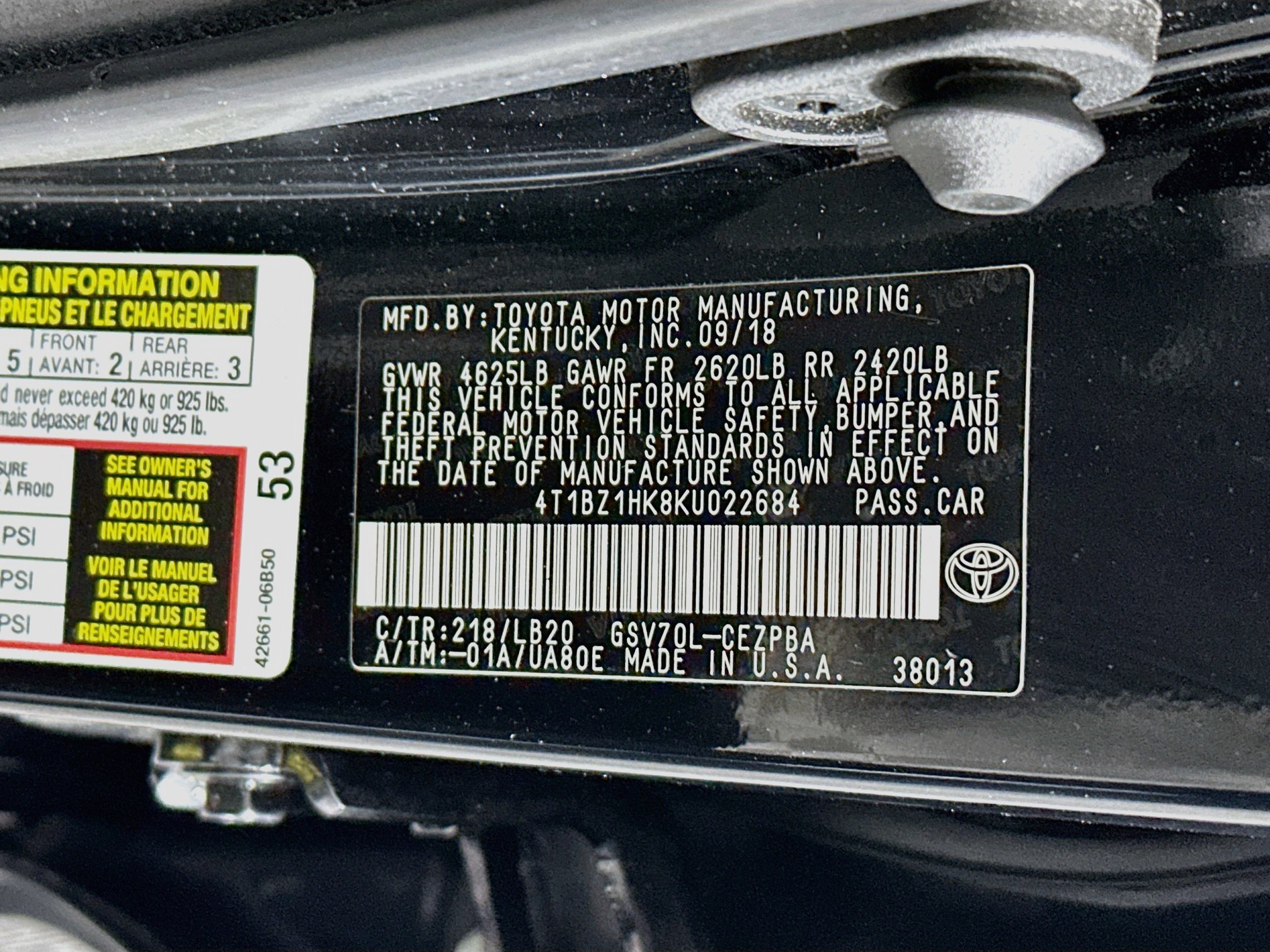 Used 2019 Toyota Camry XSE FWD image 12