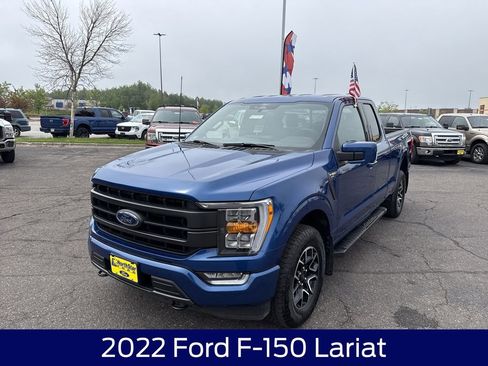 Used 2022 Ford F150 Lariat w/ Max Trailer Tow Package AWD/4WD image 3