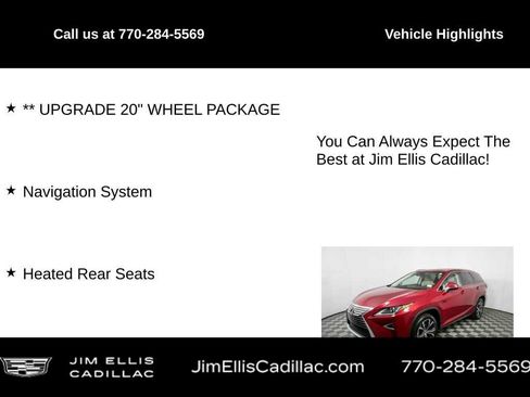 Used 2019 Lexus RX 350L w/ Premium Package image 5