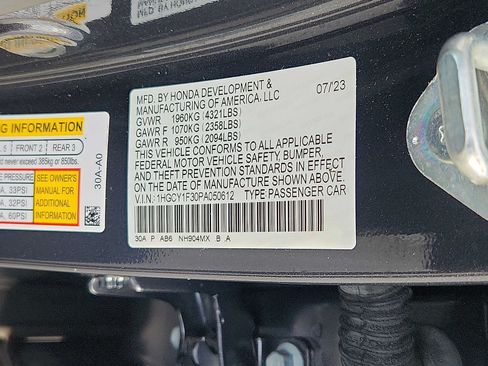 Used 2023 Honda Accord EX image 27