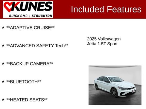 Used 2025 Volkswagen Jetta Sport FWD image 2