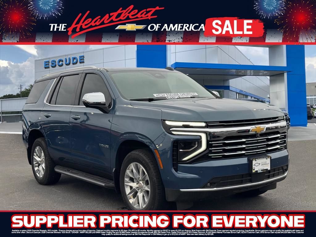 New 2025 Chevrolet Tahoe Premier AWD/4WD image 1
