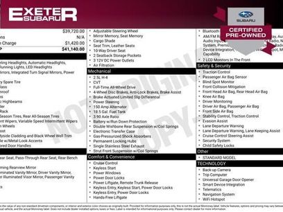 Certified 2025 Subaru Outback Limited
