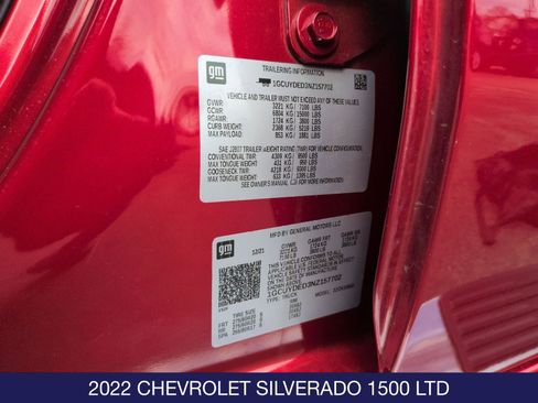 Used 2022 Chevrolet Silverado 1500 LT w/ LPO, Liner Protection Package image 28