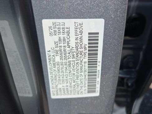 New 2026 Honda Pilot EX-L image 14