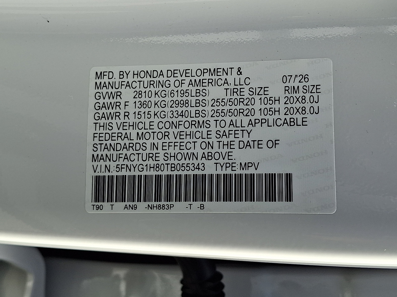 New 2026 Honda Pilot Elite image 10