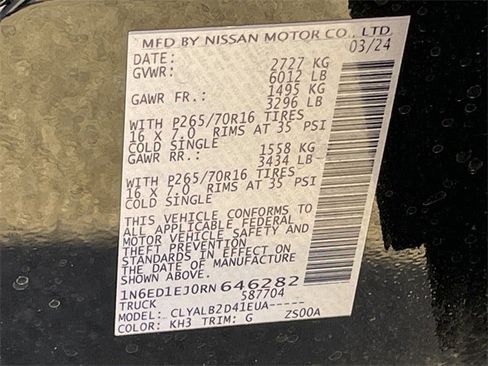 Used 2024 Nissan Frontier SV image 27