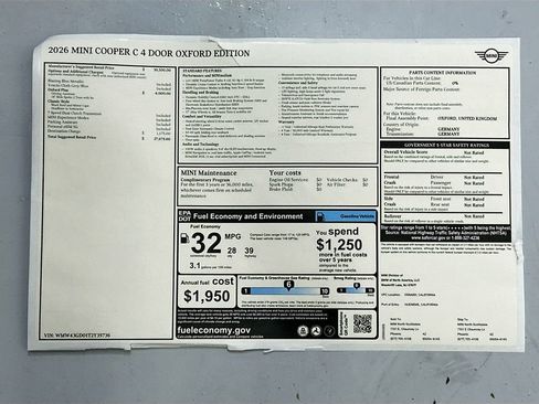 New 2026 MINI Cooper 4-Door Hardtop image 35