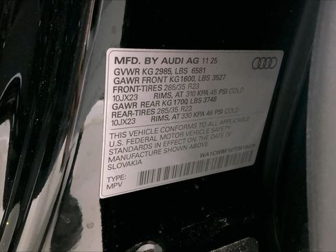 New 2026 Audi SQ8 Prestige AWD/4WD image 21
