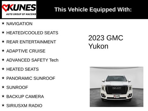 Used 2023 GMC Yukon Denali Ultimate AWD/4WD image 3