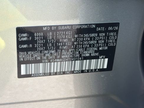 New 2026 Subaru Ascent Limited w/ Popular Package #1 AWD/4WD image 31