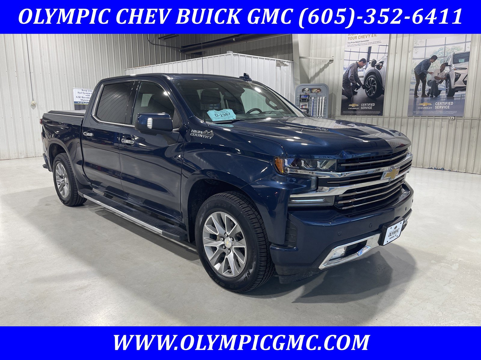 Used 2021 Chevrolet Silverado 1500 High Country w/ Technology Package AWD/4WD image 1