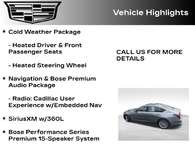 Used 2024 Cadillac CT5 Luxury w/ Sun And Sound Package AWD/4WD image 15