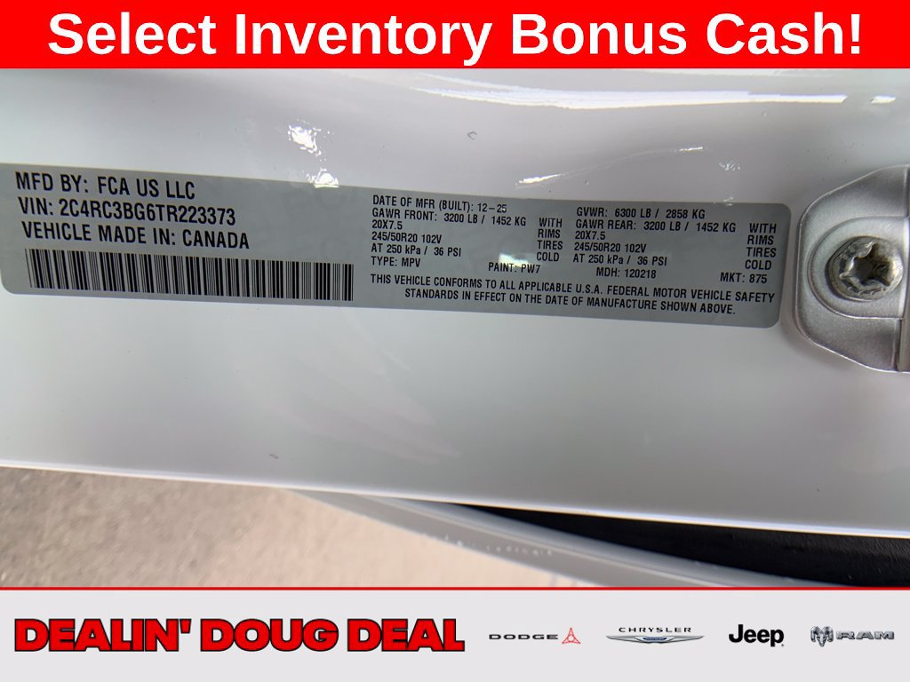 New 2026 Chrysler Pacifica Select w/ S Appearance Package AWD/4WD image 30
