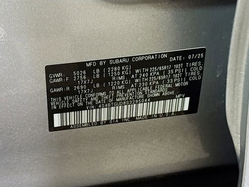 New 2025 Subaru Outback Wilderness w/ Wilderness Package image 26