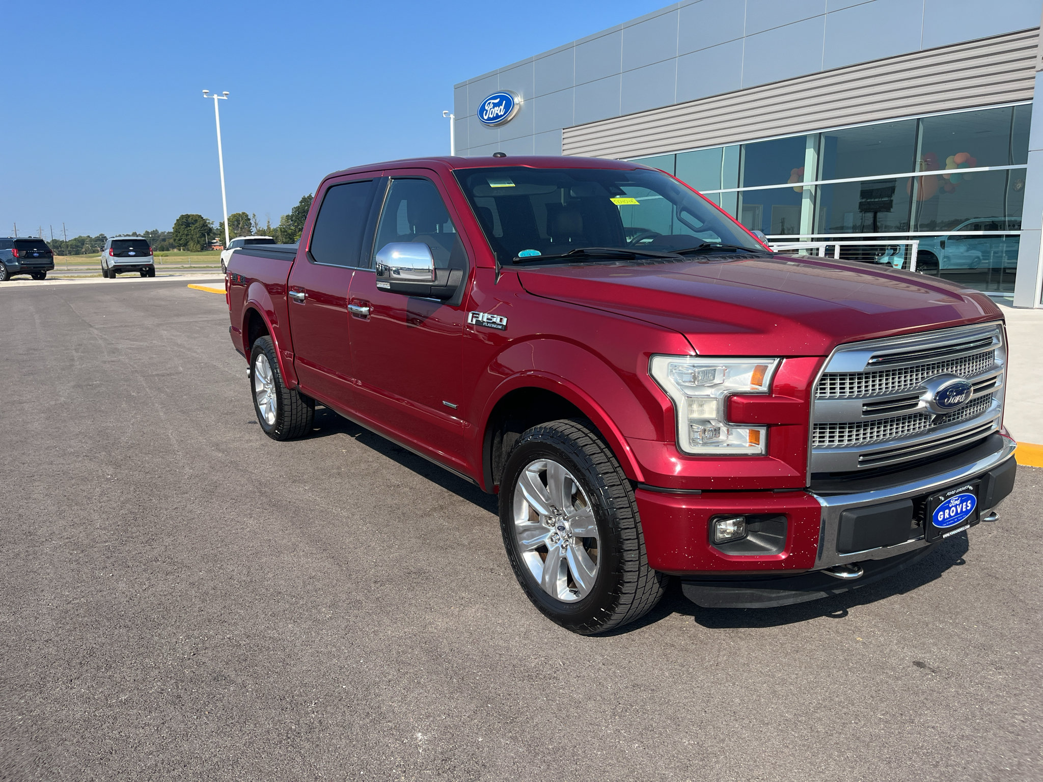 Used 2015 Ford F150 Platinum w/ Technology Package AWD/4WD image 3