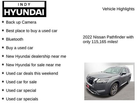 Used 2022 Nissan Pathfinder Platinum w/ Cargo Package image 8