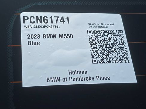 Used 2023 BMW M550i xDrive w/ Parking Assistance Package AWD/4WD image 23