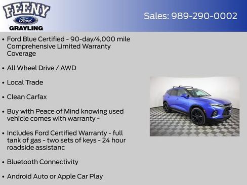 Used 2019 Chevrolet Blazer RS AWD/4WD image 4
