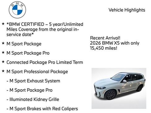 Used 2026 BMW X5 xDrive40i w/ M Sport Package AWD/4WD image 4